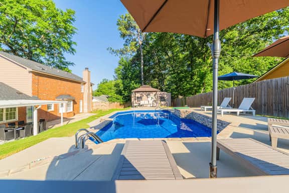 Serene Pool retreat w/ Games Near Fort Moore - Image 3