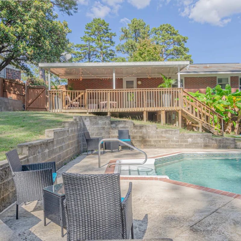 North Columbus Pool Oasis w/ Patio | Near Ft Moore